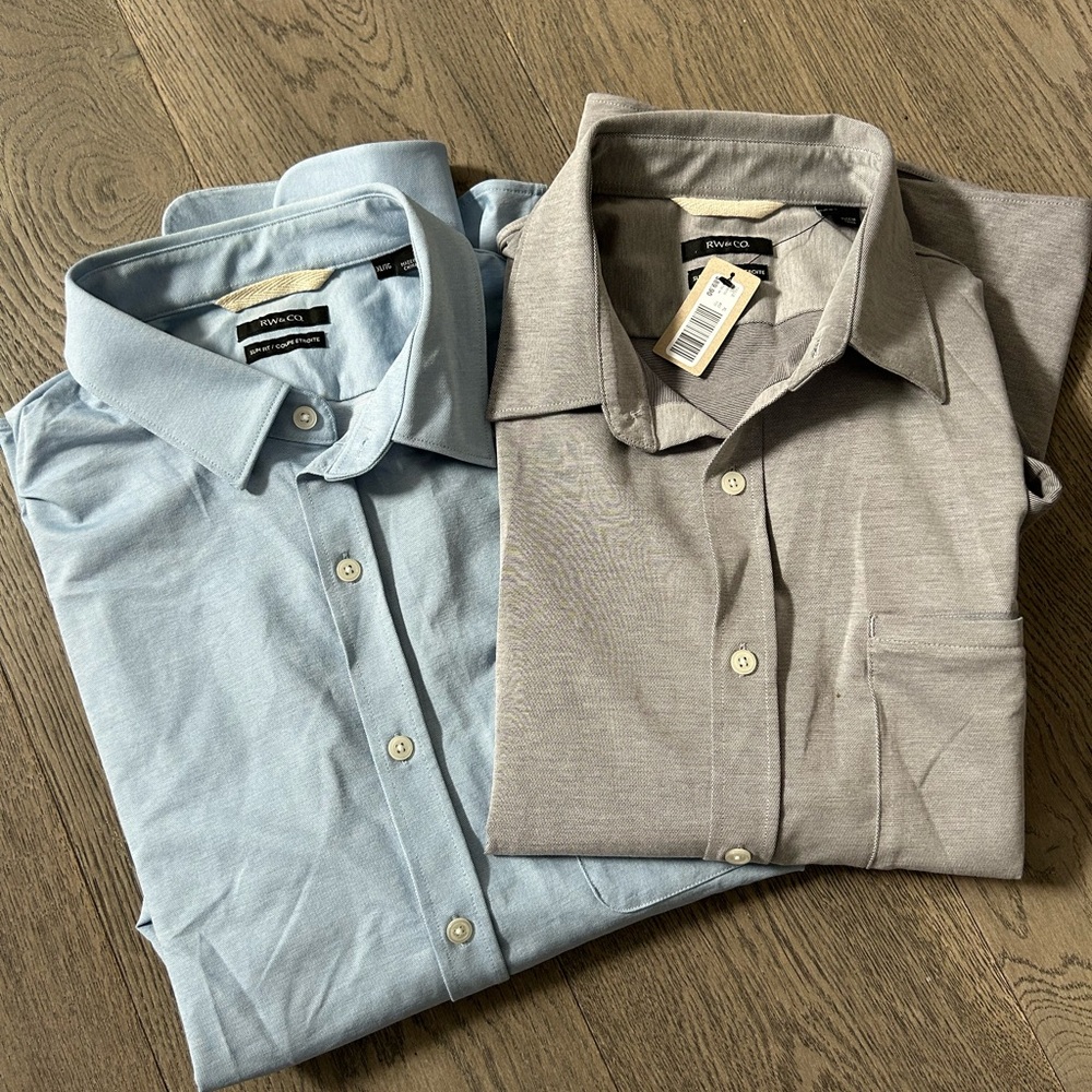 RW & CO co men’s shirts BNWT (price is for 2)